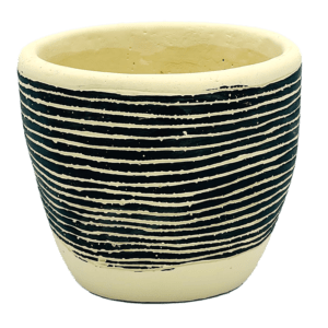VASO LINEE NERO