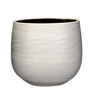 GABRIEL POT ROUND BIANCO